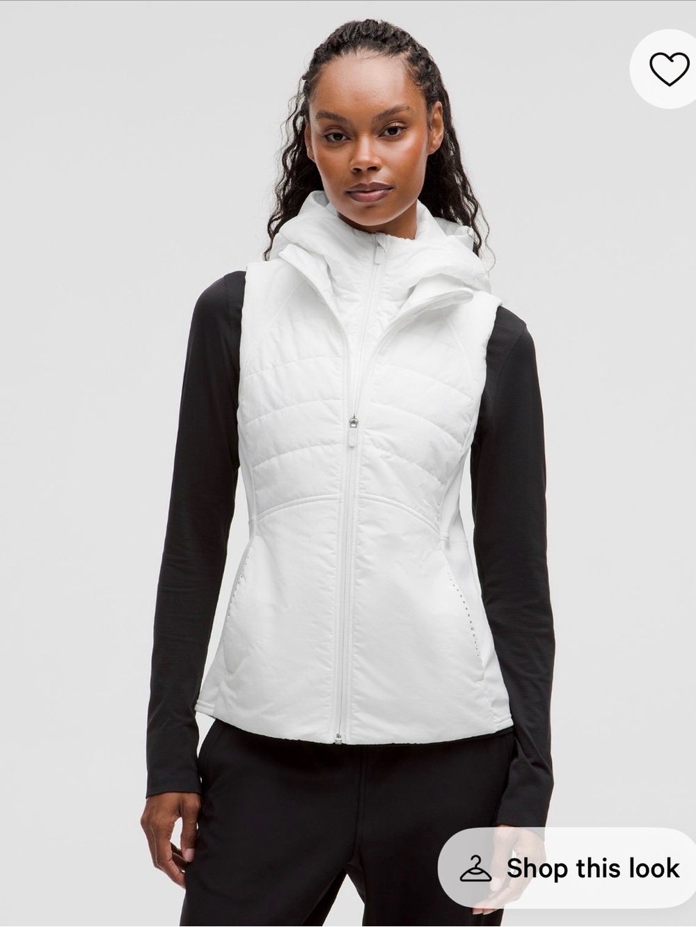 lululemon athletica White Puffer Vest